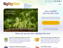 Tablet Screenshot of bigbigweb.com